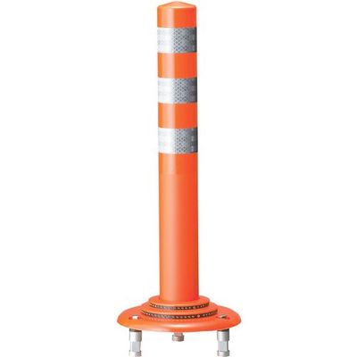 積水樹脂 積水 車線分離標 ポールコーンNF 三本脚 PCー40NFRWーCS 赤 1本 683-0058（直送品）