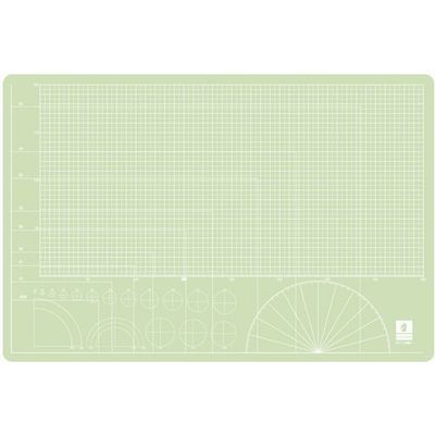 ミワックス スケルトンカッティングマット 450×300×2mm グリーン STN-A3-G 1枚 682-9868（直送品）