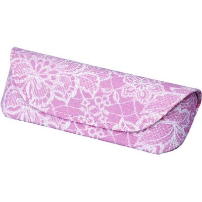 パール メガネケース HFUー108 花レース PI 092792 1個 689-4031（直送品）