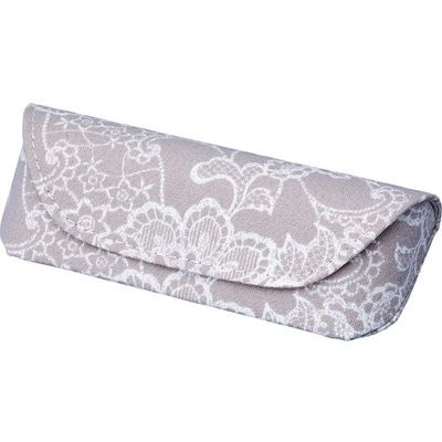 パール メガネケース HFUー108 花レース GR 092791 1個 689-2538（直送品）