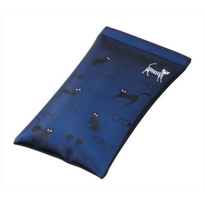パール 片口ソフトケース ネコとメガネ柄NA 098510 1個 689-4059（直送品）