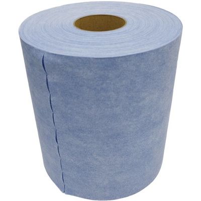 橋本クロス 橋本 ウエス ハードワイプアルファ ブルー ロール 262×380mm (2巻入) ALR40B 1ケース(2巻)（直送品）