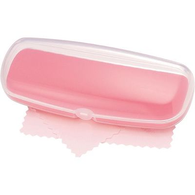 パール メガネケース SPーD5 PI(クロス付) 090183 1個 690-1803（直送品）