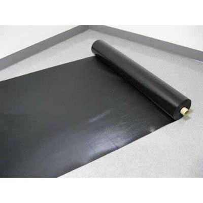 日大工業 ワニ印 塩ビ養生シート 黒 厚み0.8MM 1M×20M 003083 1本 689-2551（直送品）