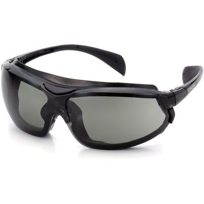 理研オプテック リケン 一眼型保護めがね(防曇・防塵) RCー170BK S VFーP ガスケット付き(スモークレンズ) GASKET 1個（直送品）