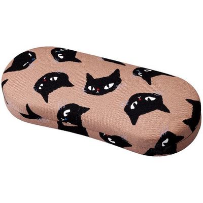 パール メガネケース HOー4 ネコ BR 092926 1個 689-7536（直送品）