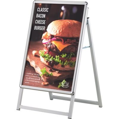 シンエイ PGーAサイン片面 レインシールド シルバー A1サイズ PG-A-A1AGRK 1台 689-5702（直送品）