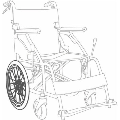カワムラサイクル 車いすKV16用車輪のみ 左右兼用 16×1.75 1個 KY55477（直送品）