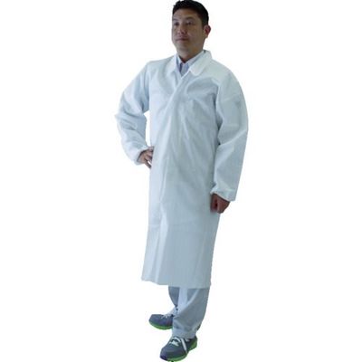 トラスコ中山 TRUSCO エレブレイク(コロナ放電式帯電防止不織布)白衣 TELP-H 1着 856-4336（直送品）