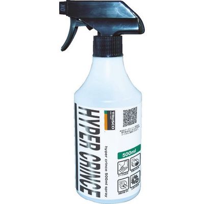 トラスコ中山 TRUSCO 【※軽税】 アルコール除菌剤HYPER CRINCE 500mlスプレー付 HCRE-500 1本（直送品）