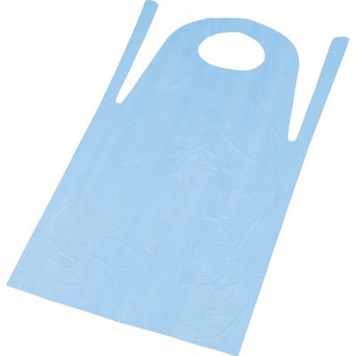 トラスコ中山 TRUSCO ポリエチレン使い捨てエプロン サイズフリー ブルー (50枚入) TAPE-B 1箱(50枚) 436-9106（直送品）