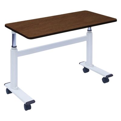 【軒先渡し】高田ベッド ひとり介護テーブル 25253300 ブラウン TB-1569(90X45X60-80 1台（直送品）