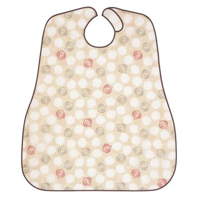 日本エンゼル 食事用エプロン 25255900 オニオンベージュ 6060A 1枚（直送品）