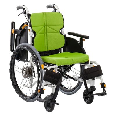 松永製作所 車いす ネクストコアアジャスト(自走 自走用) 24447800 ライトグリーン NEXT-51B(モジュール) 1台（直送品）