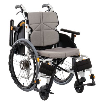 松永製作所 車いす ネクストコアアジャスト(自走 自走用 24447800 グレー NEXT-51B(モジュール) 1台（直送品）