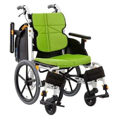 松永製作所 車いす ネクストコアアジャスト(介助 介助用) 24447801 ライトグリーン NEXT-61B(モジュール) 1台（直送品）