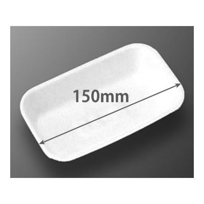 中央化学 トレー Cー24 白 2800枚 13888 1ケース(2800枚) 65-9833-46（直送品）