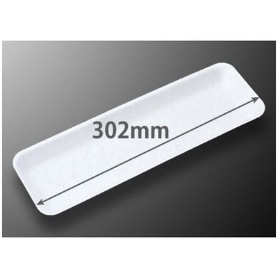 中央化学 トレー CS30ー10B(Cー6新)白 100枚入 119529 1袋(100枚) 65-9868-75（直送品）