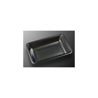 中央化学 トレーCN20ー15F 黒ーBK(L)100枚入 225664 1袋(100枚) 65-9873-10（直送品）