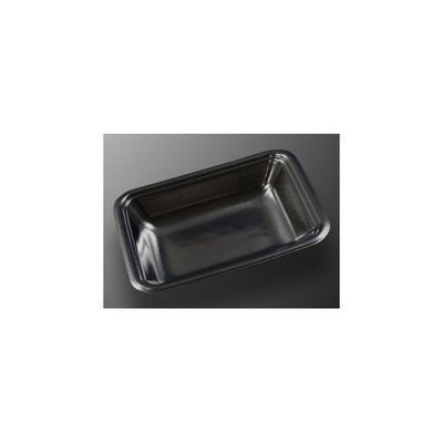 中央化学 トレーCN15ー12F 黒ーBK 100枚入 335869 1袋(100枚) 65-9870-78（直送品）