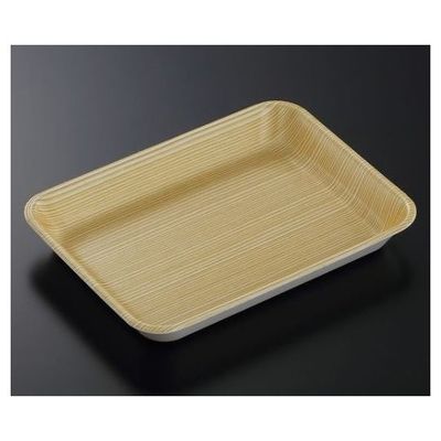 中央化学 トレーCー 65新 木目S内 800枚 383612 1ケース(800枚) 65-9844-48（直送品）