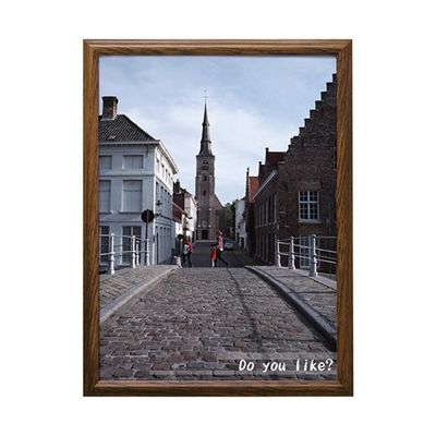 万丈 V ポスター額 A1判 ブラウン VPF-A1BR 1個 63-5755-76（直送品）