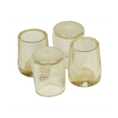 ツチノ クリアー パイプ脚キャップ 12.7mm 51-131 1パック 64-6524-76（直送品）