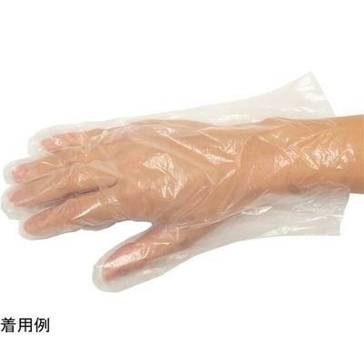 日進医療器 リーダー ポリエチレングローブ L 100枚入 65-9397-18 1箱(100枚)（直送品）