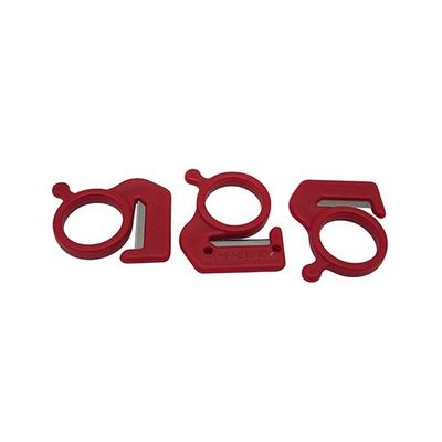 宮島化学工業 アイアイカッター 赤 3個入 63-7918-29 1パック(3個)（直送品）