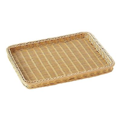 萬洋 樹脂製ディスプレイバスケット 浅型 40号 アイボリー 91413A 1個 67-5741-78（直送品）