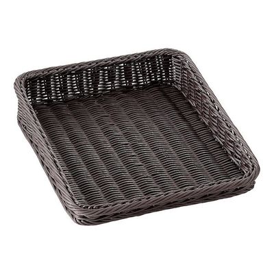 萬洋 樹脂製ディスプレイバスケット 傾斜型 30型 40号 ダークブラウン 91422C 1個 67-5742-09（直送品）