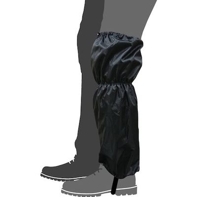 勝星産業 勝星 丈夫な防水足カバー ブラック AS-600 1セット(5足) 567-4098（直送品）