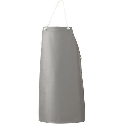 船橋 レザーエプロン グレー AF-200 GY 1枚 554-7055（直送品）