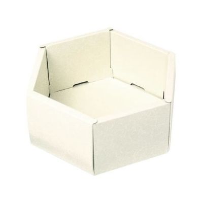 ヤマニパッケージ 軽食用 六角(小) 紅白 200枚 19-610K 1ケース(200枚) 67-7145-74（直送品）