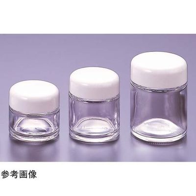 マルエム クリーム瓶 60mL 80個入 CR-60 1箱(80個) 67-6440-73（直送品）