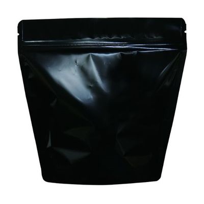 ヤマニパッケージ コーヒー用袋 スタンドチャック袋 300g 黒 インナーバルブ付 500枚 COT-862 1ケース(500枚)（直送品）