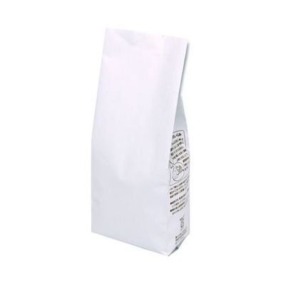 ヤマニパッケージ コーヒー用袋 インナーバルブ付 200g用ガゼット袋 ホワイト 1000枚 COT-901 1ケース(1000枚)（直送品）