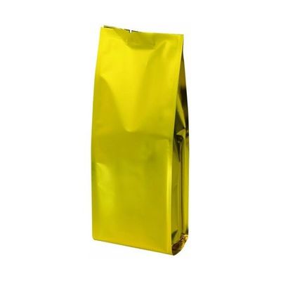 ヤマニパッケージ コーヒー用袋 インナーバルブ付 200g用ガゼット袋 ゴールド 1000枚 COT-910 1ケース(1000枚)（直送品）