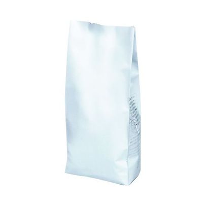 ヤマニパッケージ コーヒー用袋 インナーバルブ付 200g用 ガゼット袋 マット白 1000枚 COT-912 1ケース(1000枚)（直送品）