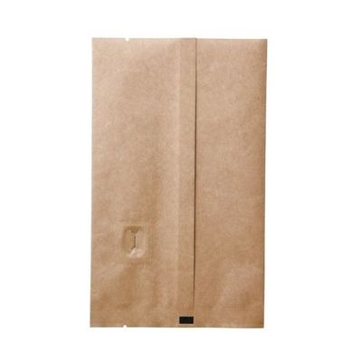 ヤマニパッケージ コーヒー用袋 インナーバルブ付 100g用 平袋 茶クラフト 2000枚 COT-920 1ケース(2000枚)（直送品）