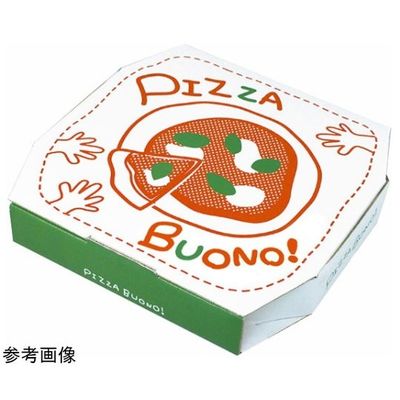 ヤマニパッケージ ピザ箱 ピザボノ柄 14インチ 100枚 12-172 1ケース(100枚) 67-7138-22（直送品）