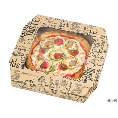 ヤマニパッケージ 紙箱 P・Tクラフト ピザ11インチ 200枚 10-366 1ケース(200枚) 67-7138-55（直送品）