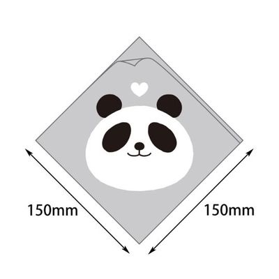 ヤマニパッケージ バーガー袋 シュー袋 パンダ 150角 5000枚 10-255 1ケース(5000枚) 67-7139-49（直送品）