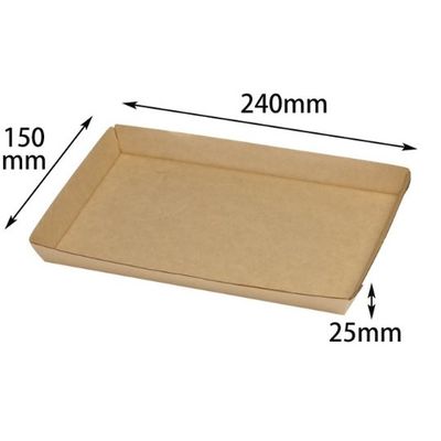 ヤマニパッケージ 紙トレー(ドリンクホール有) 300枚 10-390 1ケース(300枚) 67-7139-54（直送品）