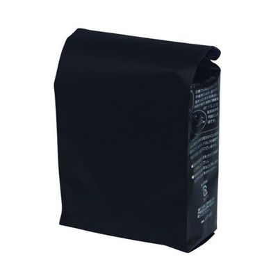 ヤマニパッケージ コーヒー用袋 ブレスパック500g マット黒 1000枚 COT-516 1ケース(1000枚) 67-7146-96（直送品）