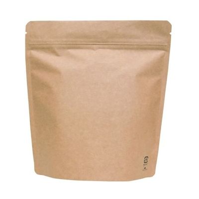 ヤマニパッケージ コーヒー用袋 アルミスタンドチャック袋 300g 茶クラフト V無 500枚 COT-831N 1ケース(500枚)（直送品）