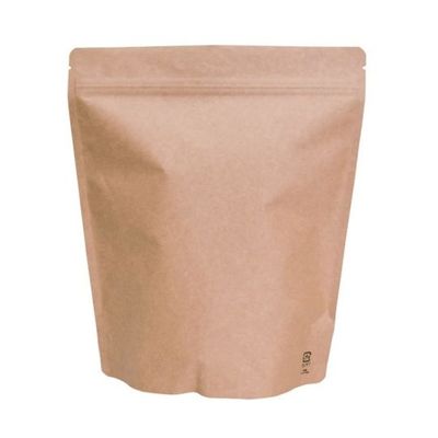 ヤマニパッケージ コーヒー用袋 アルミスタンドチャック袋 500g 茶クラフト V無 500枚 COT-846 1ケース(500枚)（直送品）