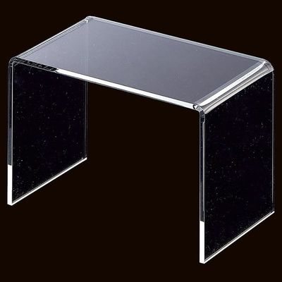 アズワン アクリルコの字型ディスプレイ 透明 幅10cm 2個組 67-7286-70 1セット(2個組)（直送品）