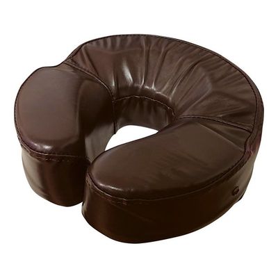 低反発クッション(耐次亜塩素酸/耐アルコールNEOシリーズ) フェイスクッション(アイホール付) ブラウン FV-916-BR 1個（直送品）