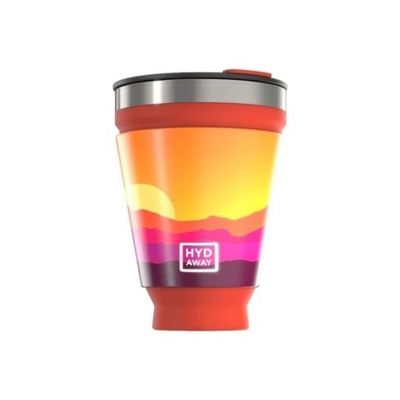 Pangaea 折り畳みタンブラー サンレッド TU01SR 1個 65-2351-86（直送品）